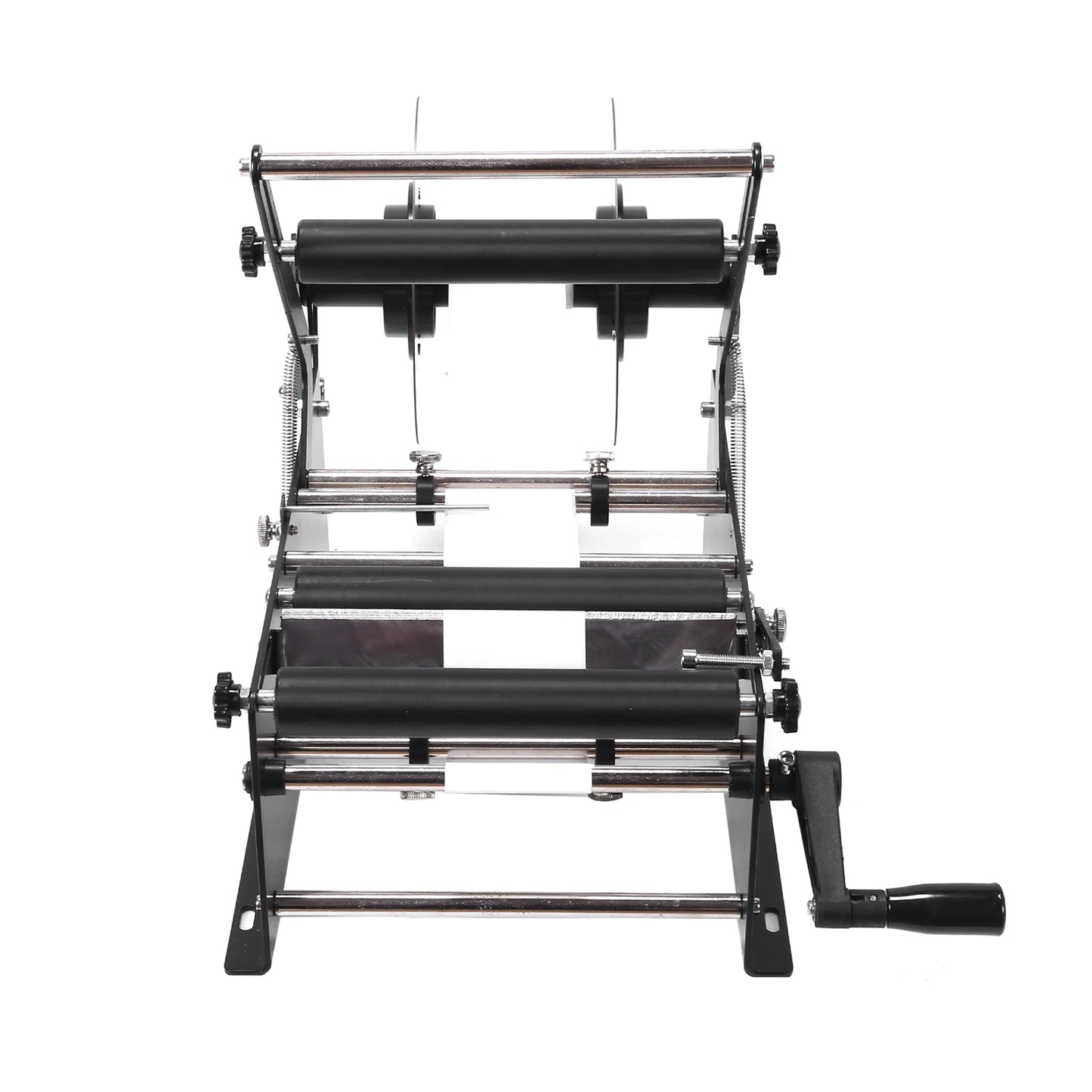 Manual Labeling Machine Hand Crank Simple Labeling Tool Label Applicator with Handle Round Bottle Sticker for Cans and Bottles