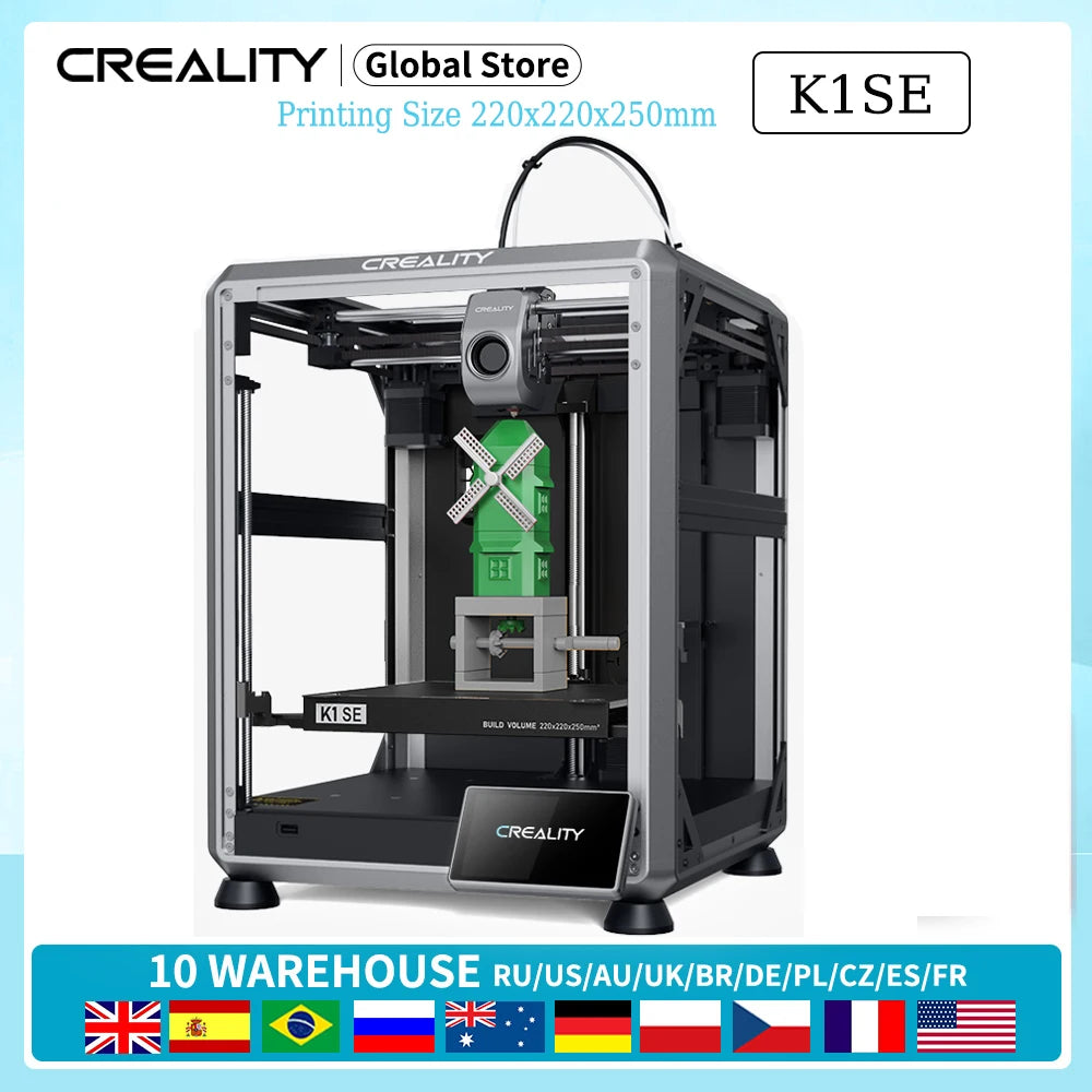 CREALITY 3D Printer K1SE/ K1C / K1MAX 3D Printer 600MM /S Dual-gear Direct Drive Extruder K1 MAX Printer