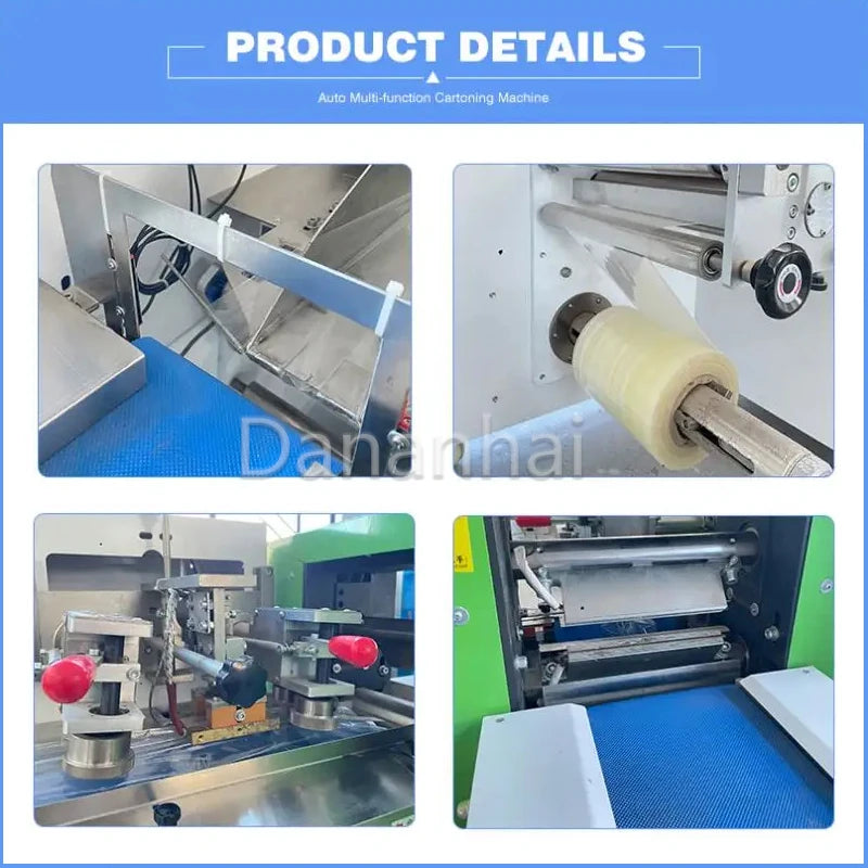 High Speed Pillow Packaging Machine, Fruit Mooncake Tableware Packaging Machine, Bread Hardware Bagging Sealing Machine