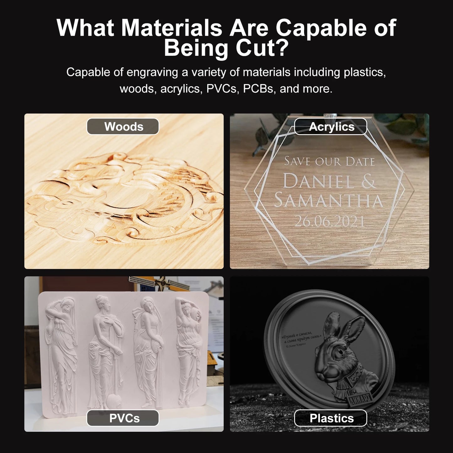 TWOTREES CNC Router TTC3018 With ER11 CNC Engraving Machine Acrylic PCB Carving Cutting 3 Axis DIY Wood Router Laser Engraver