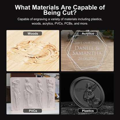 TWOTREES CNC Router TTC3018 With ER11 CNC Engraving Machine Acrylic PCB Carving Cutting 3 Axis DIY Wood Router Laser Engraver