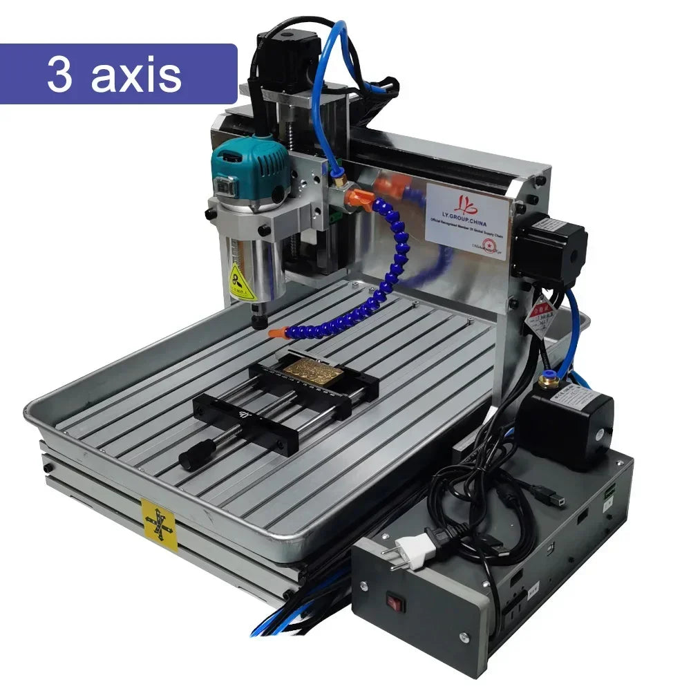 LYF 2030 3040 3060 4060 CNC Engraving Machine 1500W 3 Axis 4 Axis 5 Axis CNC Wood Router Engraving Drilling and Milling Machine