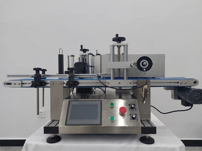 LY Round Plastic Bottle Labeling Sticker Machine Full-Automatic Touch Screen Optional Code Printer Function 220V 110V