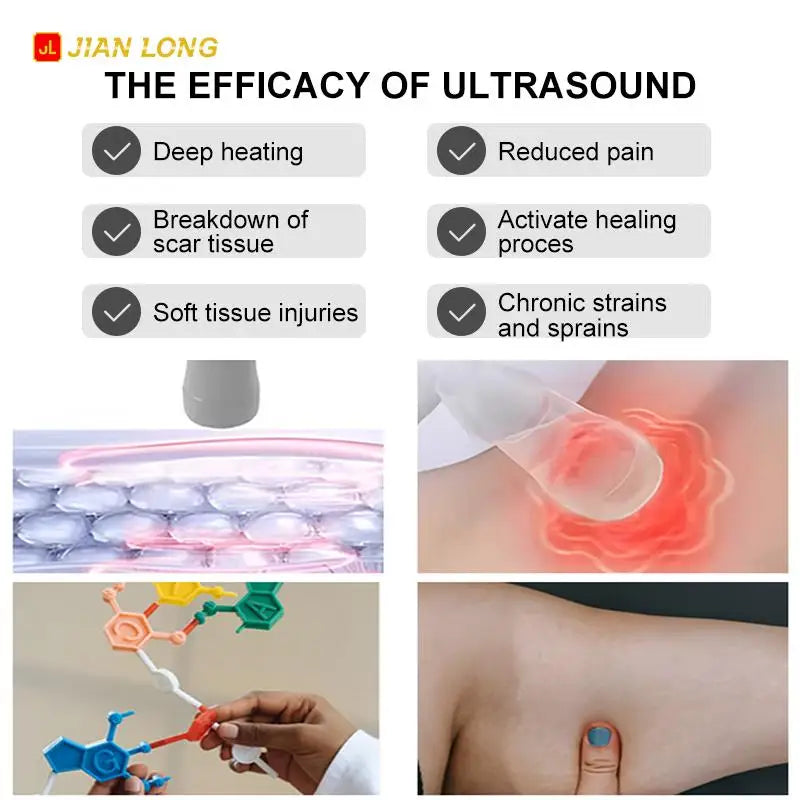 2025 Portable Ultrasound Therapy Machine Machine Rehabilitation Equipment for Pain Relief