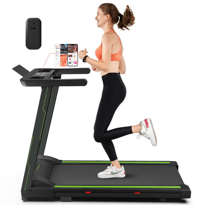 3.0HP Treadmills Electric APP Online Monitoring 7.5MPH Remote Control Foldable Quite Running Walkingpad for Home Portable 300LBS