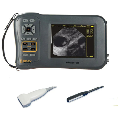 5.8 Inch Farm Portable Ultrasound Scanner Machine Sheep Pig Cow Equine  Veterinary Equipment Farmscan L60 USG Ecografo