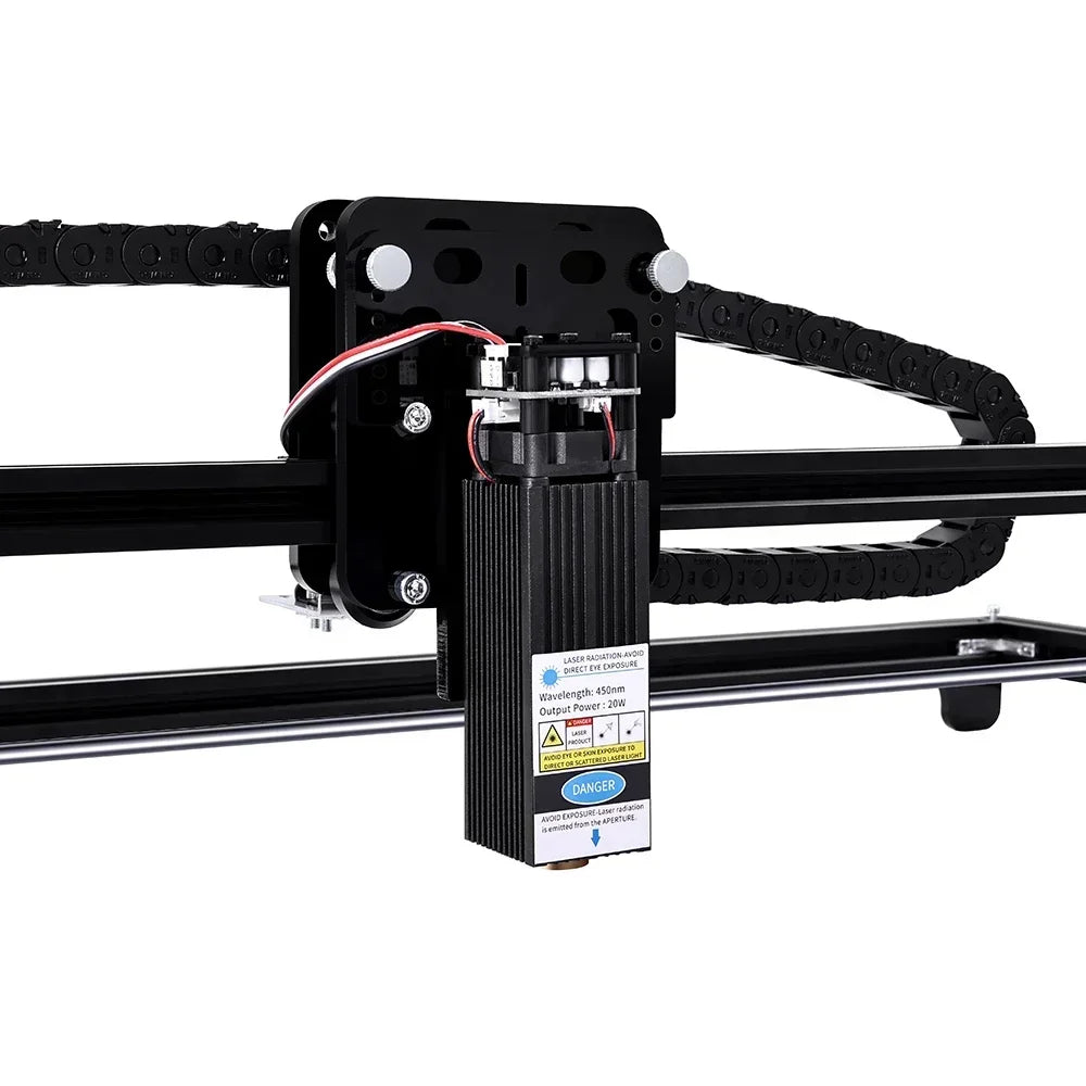 Powful Laser Engraving Machine 20W Working Area 650*500mm Assemble CNC Wood Router Cutting Printer DIY Milling Machine