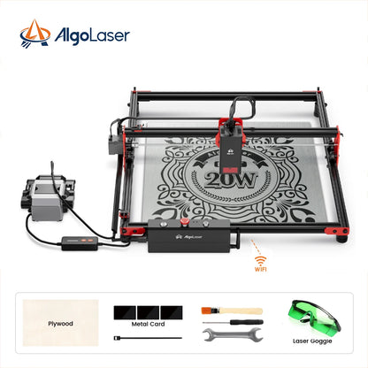 Ortur Laser Cutting Machine 10W High-density Laser Cutter High-speed 15000mm/min Air Assist Cut Through 30mm Acrylics 20mm Wood