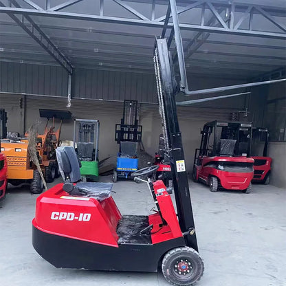 Factory Price! Forklift Electric Stack Truck Small  1Ton 1.5Ton Hydraulic Micro Forklift 500kg Electric Forklift for Sale