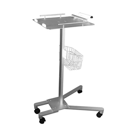Trolley Therapeutic Equipment Medical Trolley Fetal Monitor Ekg Machine Cart with Big Platfrom  Hanger Ecg Trolley