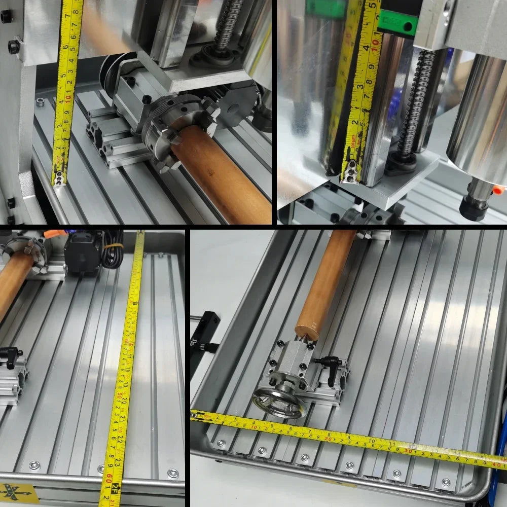 LYF 2030 3040 3060 4060 CNC Engraving Machine 1500W 3 Axis 4 Axis 5 Axis CNC Wood Router Engraving Drilling and Milling Machine