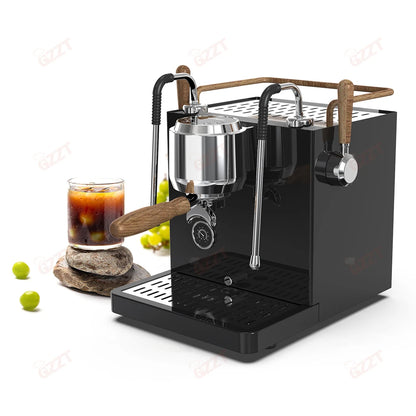 GZZT CM-D1 Semi-automatic Espresso Machine Small Commercial Coffee Machine Double Pumps and three Boilers 220V