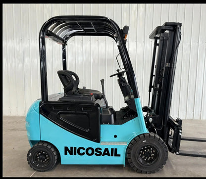 Free delivery forklift warehouse 1 1.5 2 3 3.5 tons comfortable lifting height 3m-7m electric forklift price