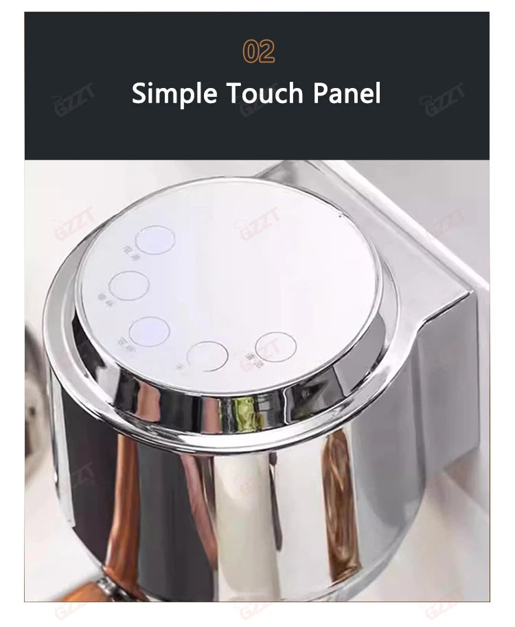 GZZT CM-D1 Semi-automatic Espresso Machine Small Commercial Coffee Machine Double Pumps and three Boilers 220V