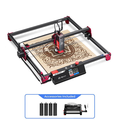 AlgoLaser DIY KIT MK2 10W Laser Engraver with Air Assist Nozzle High Accuracy Laser Engraving Cutting Machine for DIY Wood Logo