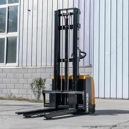 Fully Electric Stacker 2 ton 1 ton 1.5 ton Electric Stacker 1.6M-3.5M Lifting All Electric Forklift Easy Climbing Support Custom
