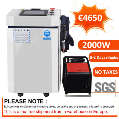 2000W 4 in 1 Laser Welding Cleaning Cutting Soldering Machine for All Metal 3000W 1500W Handheld Fiber Laser Welder EU US Stock