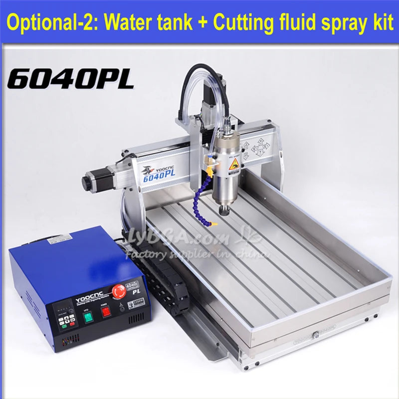 Linear Guide HG20 Metal Engraving Machine 6040 2200W Wood CNC Router 1500W PCB Cutting Machine With Sink