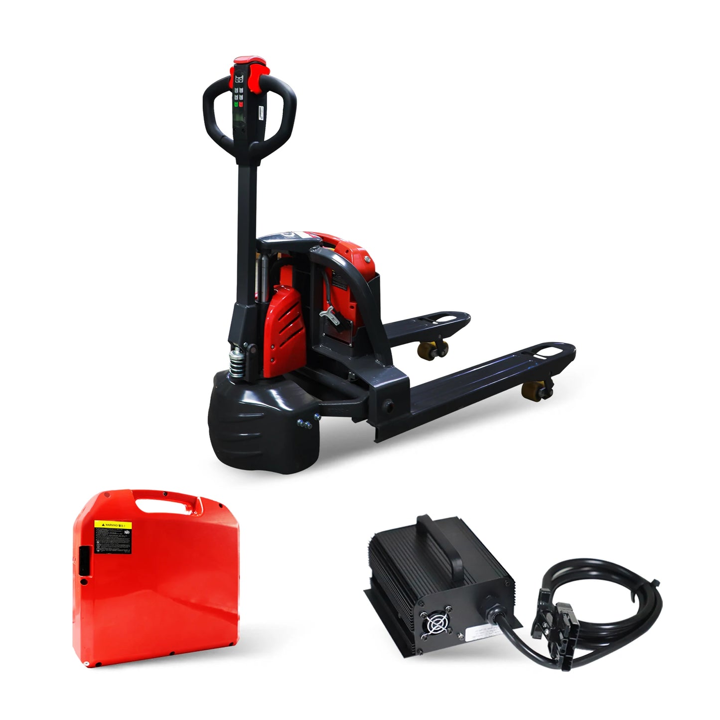 3300 lbs 4400 lbs Capacity Full Electric Pallet Jack Truck Lithium Battery Trucks Fully Powered Handling Jacks 48" x 27" Forks