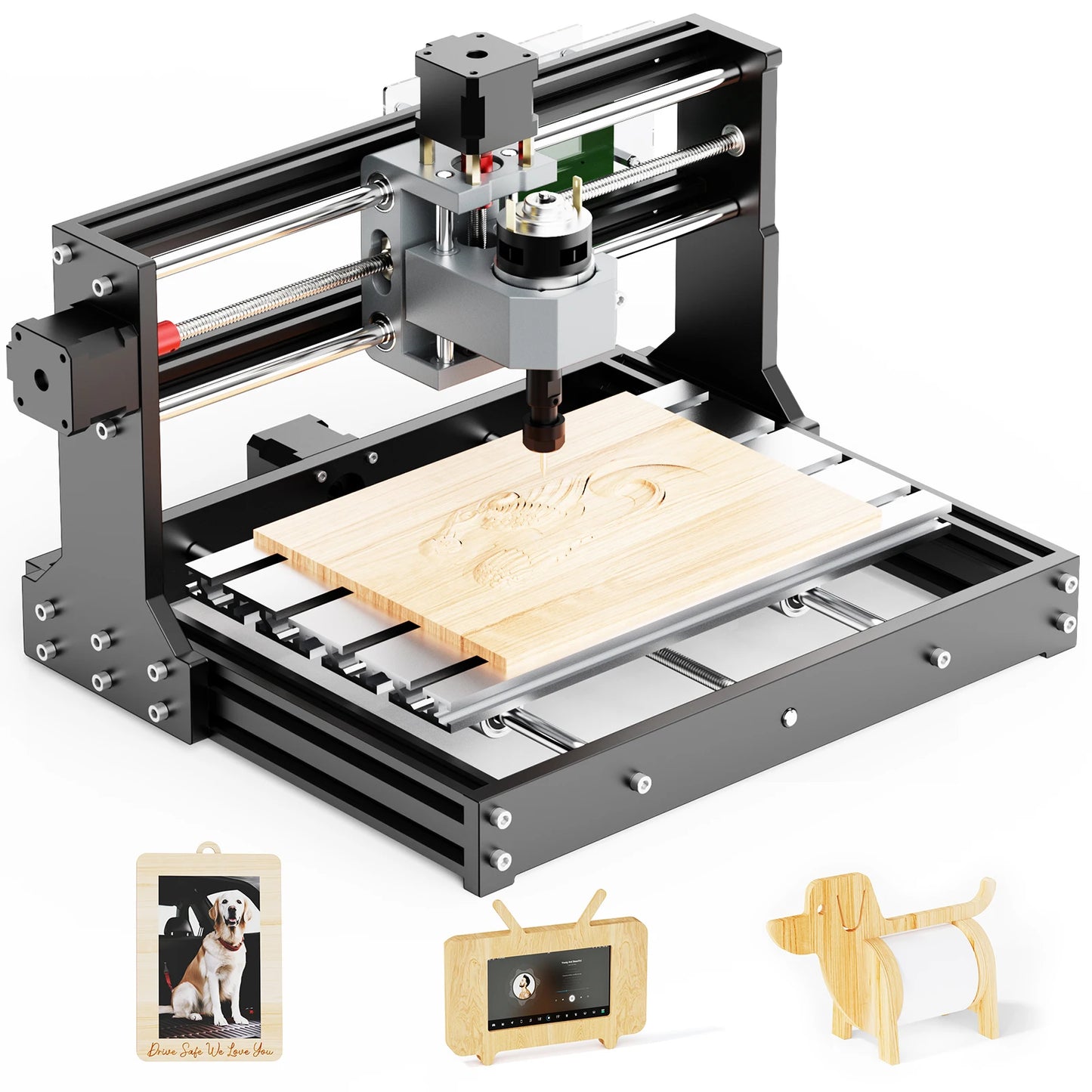 Twotrees TTC3018 CNC Engraver Machine GRBL Control Milling Router DIY Cutting 3-axis PCB PVC Mini Wood Engraving Machine