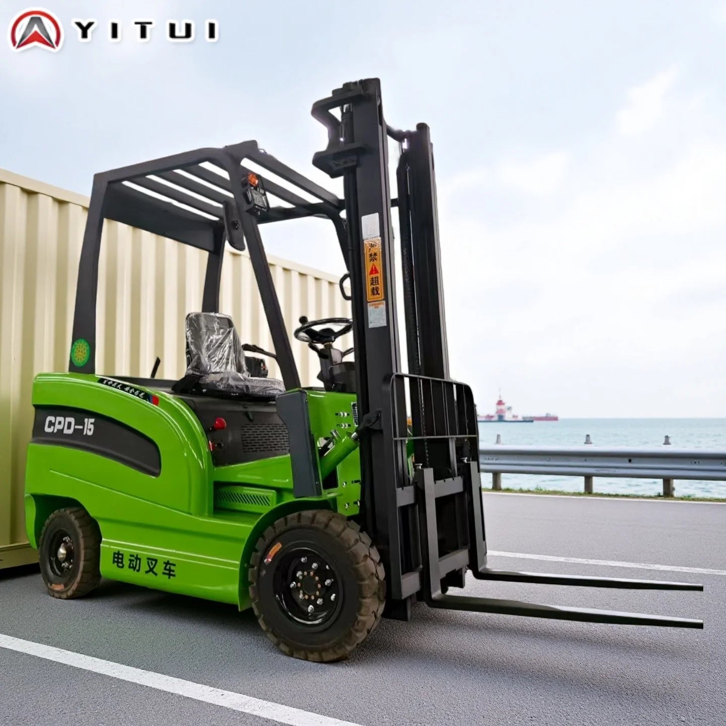 2025 New Style 3.5 Ton Electric Stacker Truck All-electric Forklift Electric Walking Forklift Warehouse CE Certified Customized