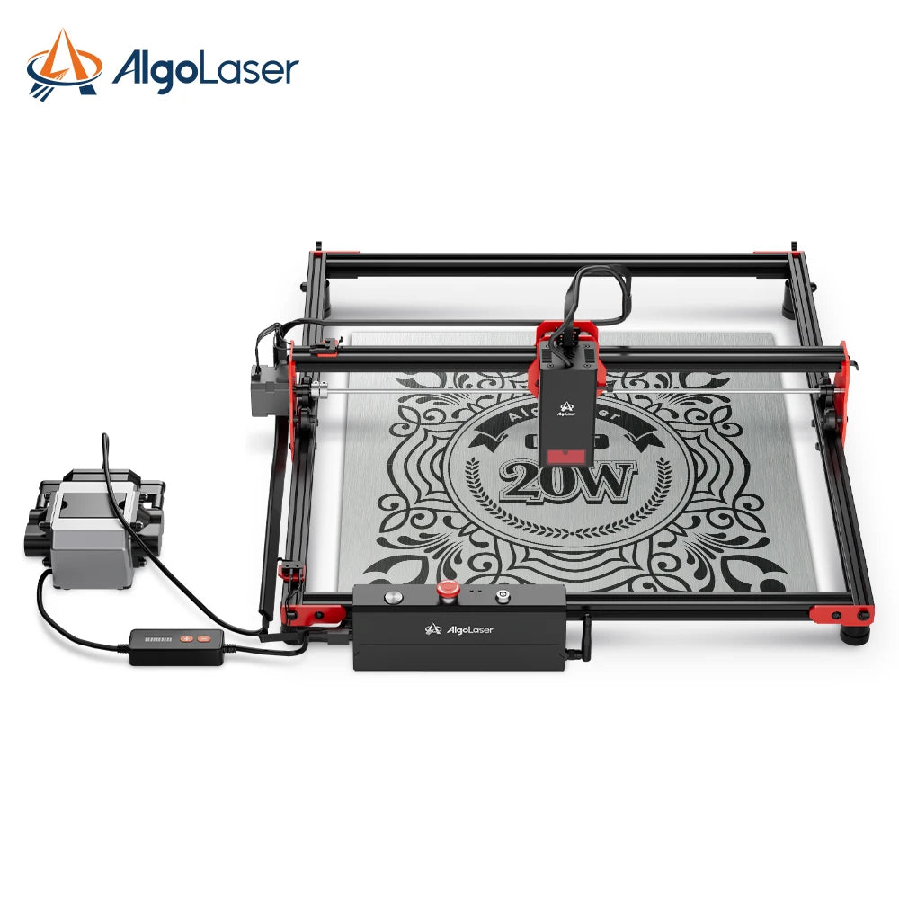 AlgoLaser DIY Kit Laser Engraver 2/5/10/20W Output Diode Cutting Machine High Precision Engraving Machines DIY Cutter for Wood