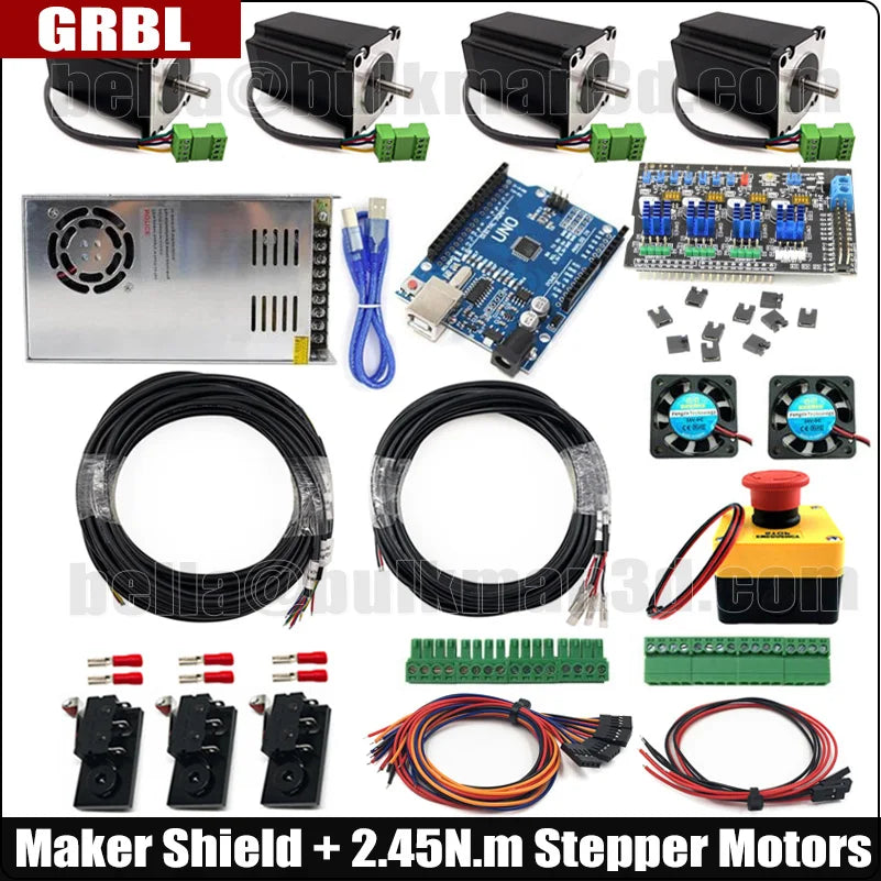 20%OFF BulkMan3D 1500x1500mm Lead CNC Router Machine Full Kit Screw Driven Engraving Complete Kit with Upgraded Lead Screws