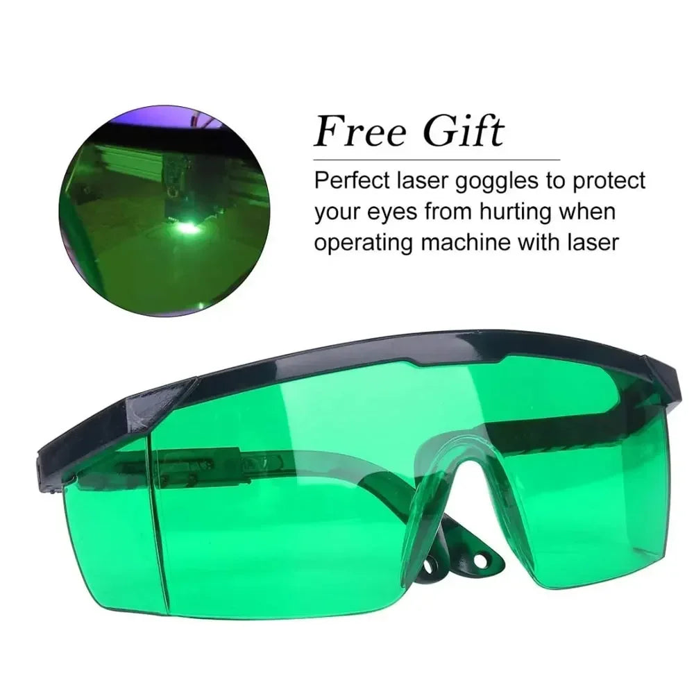 Powful Laser Engraving Machine 20W Working Area 650*500mm Assemble CNC Wood Router Cutting Printer DIY Milling Machine