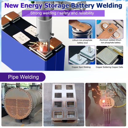 2000W New Energy Battery Welding 5 in 1 Fiber Laser Welding Cleaning Cutting Welding Machine Handheld Laser Welder for Metal