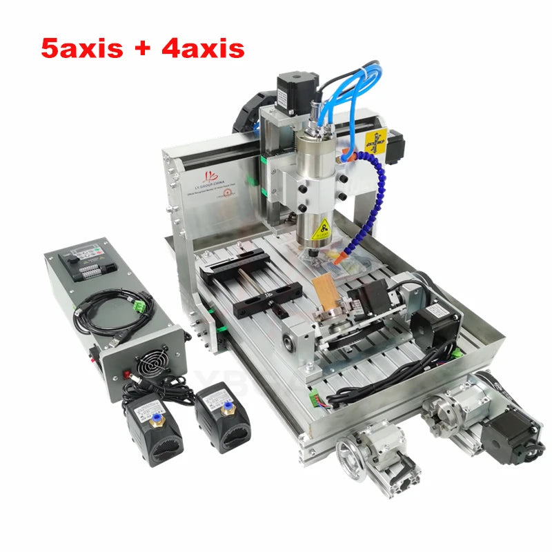 5 Axis CNC Router 3040 2200W 4 Axis Wood Engraver 6040 PCB Engraving 3020 PCB Drilling Milling Machine With Sink