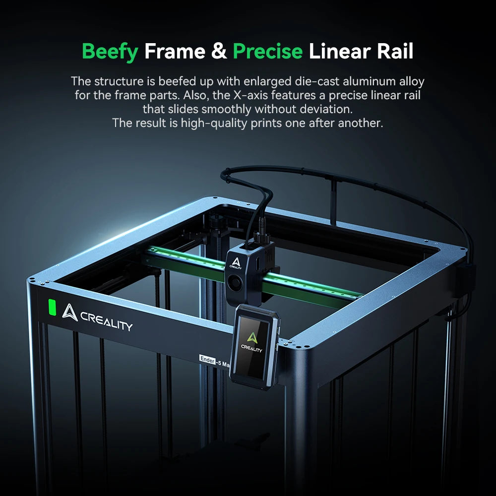 Creality Ender 5 MAX 3D Printer 700 mm/s Uitra Fast Print Speed 36-point Fully Automatic Bed Leveling Big Size 400x400x400mm