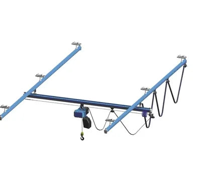500 Kg 1 Ton 2 Ton Kbk Type Flexible Suspension Rail Overhead Crane