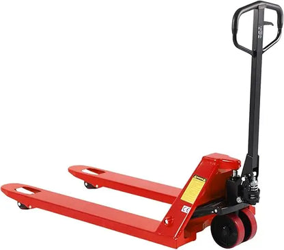 Tory Carrier Hand Pallet Jack Truck 6600 Lb. Capacity Manual Pallet Trucks 27 x 48 Forks Standard Duty Hand Pallet Jacks
