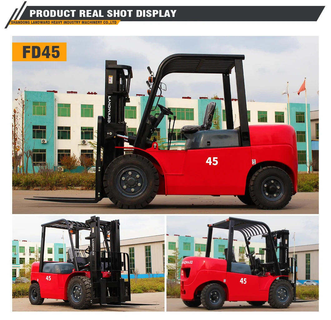 4WD High Load Forklift 3 Ton High Quality Euro 5 Diesel Forklift Home Use Small Transport Forklift EPA Engine Customized Sale