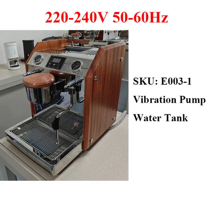 CAFOVO E003 9Bar Commercial Espresso Machine Dual Boiler Rotary Pump PID Control for Café Built-in flow Meter 220V 110V