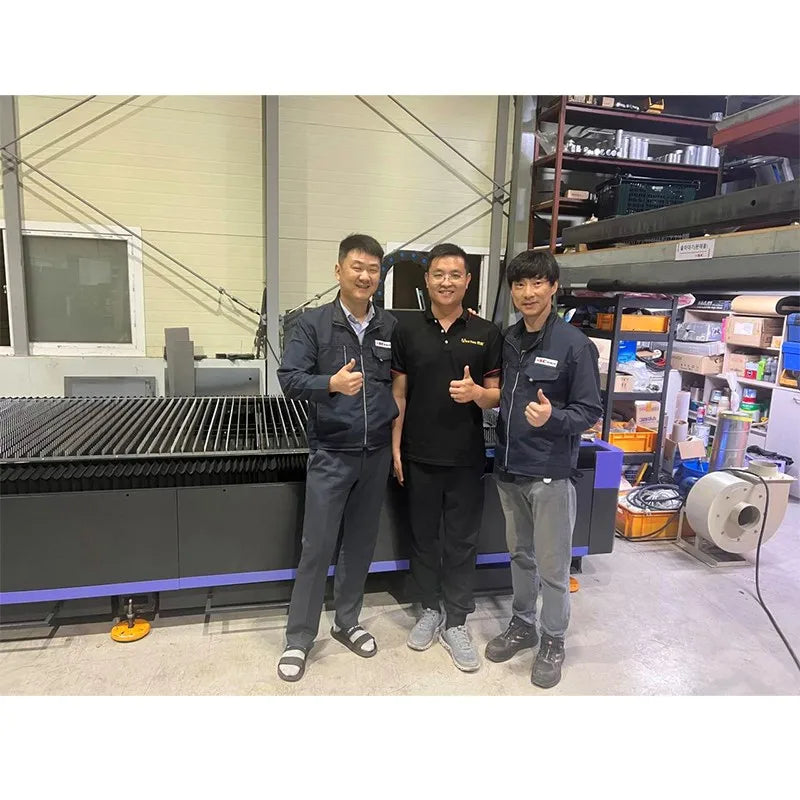 High Power 3015 2060 1500W- 12KW CNC Fiber Laser Cutter Metal Sheet Plate Pipe tube Cutting Machine for 3mm 6mm 10mm Thickness