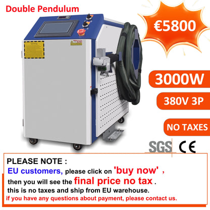 1500W 2000W 3000W Laser Cleaning Machine Rust Removal Cleaning Oil Paint for Metal Cleaning Width 300MM Laser Cleaner