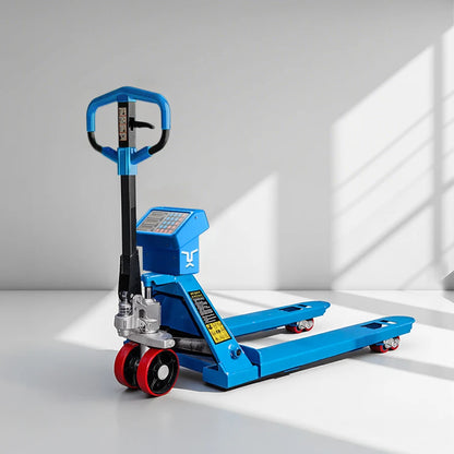 SK 1-3 ton manual forklift manual pallet truck with weight and printing function for warehouse pallet jacks