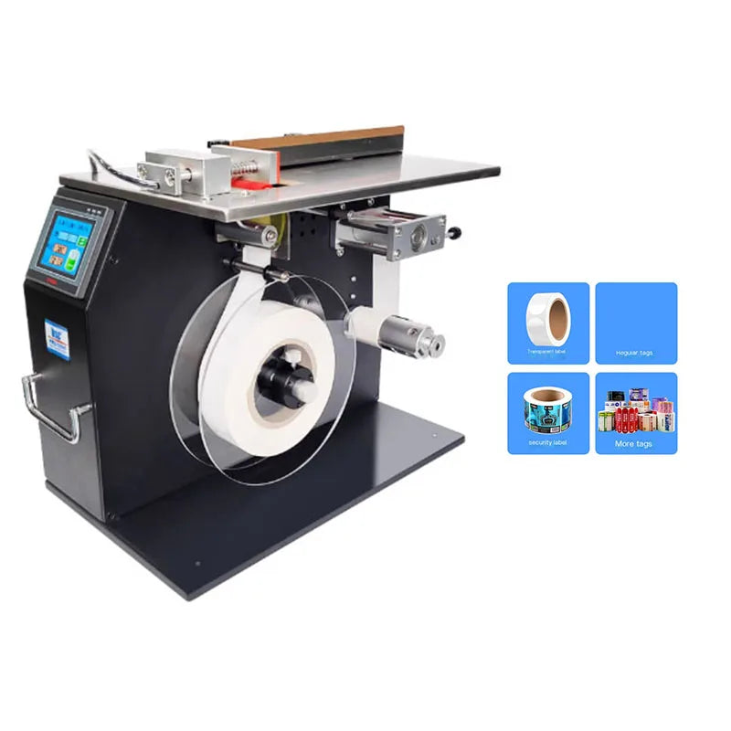 Rectangular Right Angle Sealing and Labeling Machine Small Semi-automatic Box Label Labeling and Sealing Machine 90 Degree Trans