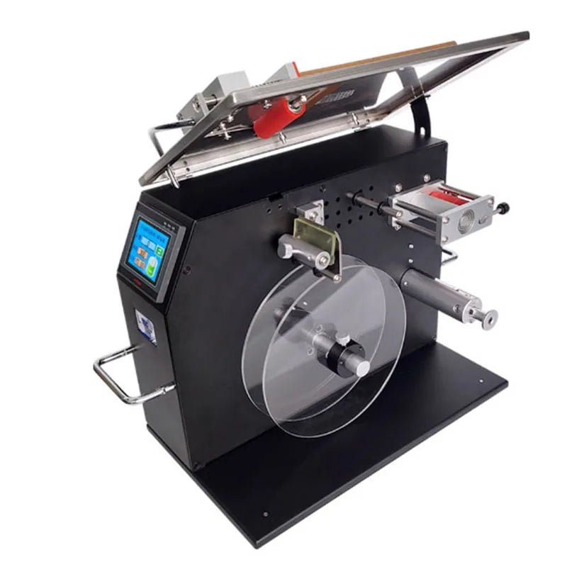 Rectangular Right Angle Sealing and Labeling Machine Small Semi-automatic Box Label Labeling and Sealing Machine 90 Degree Trans