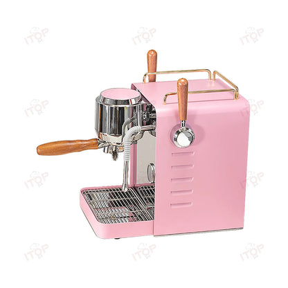 Small Commercial Coffee Machine Vibration Pump 58mm Filter Espresso Machine Coffee Maker Family Cafe