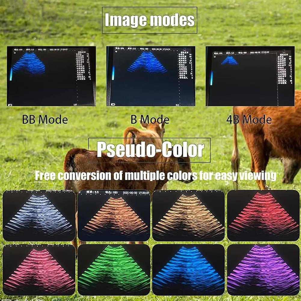 Portable Ultrasound Veterinary M10 Handheld Laptop Test Uterine Disease Pregnancy Scanner Ge Machine