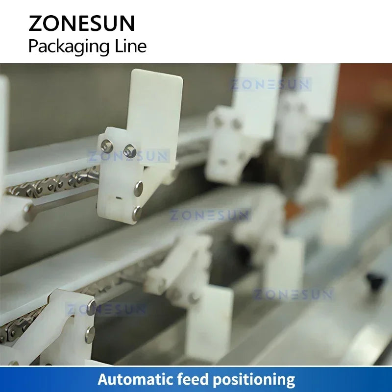 ZONESUN ZS-WMC250L Horizontal Flow Wrapper Flow Wrapping Machine Automated Packaging Line