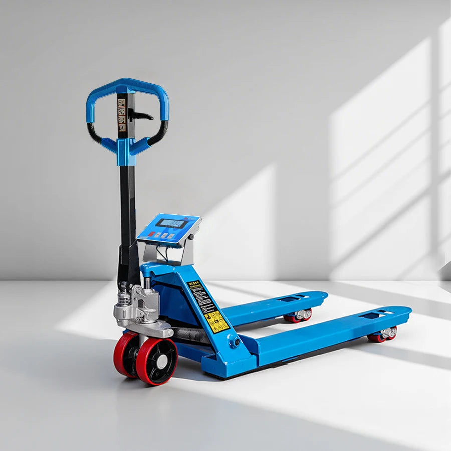 SK 1-3 ton manual forklift manual pallet truck with weight and printing function for warehouse pallet jacks