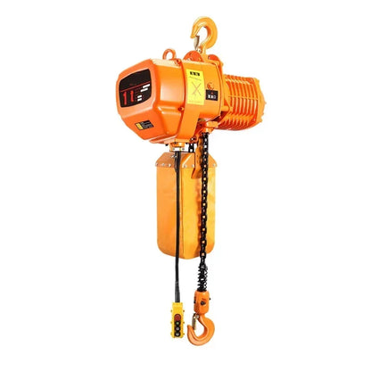 New 220V/1100W/1500W Portable Overhead Electric Chain Hoist Crane Fixed Single Chain Industrial Hoist Chain Hoist Lifting