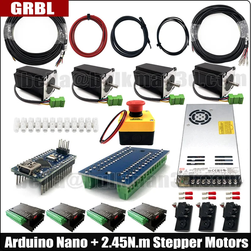 20%OFF BulkMan3D 1500x1500mm Lead CNC Router Machine Full Kit Screw Driven Engraving Complete Kit with Upgraded Lead Screws