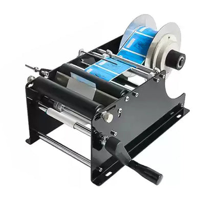 Manual Label Dispenser Handheld Label Applicator Round Glass Bottle Labeling Machine for Home Craft Beer Bottles for Home Craft