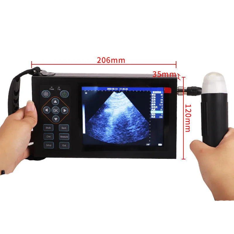 Portable Ultrasound Veterinary M10 Handheld Laptop Test Uterine Disease Pregnancy Scanner Ge Machine