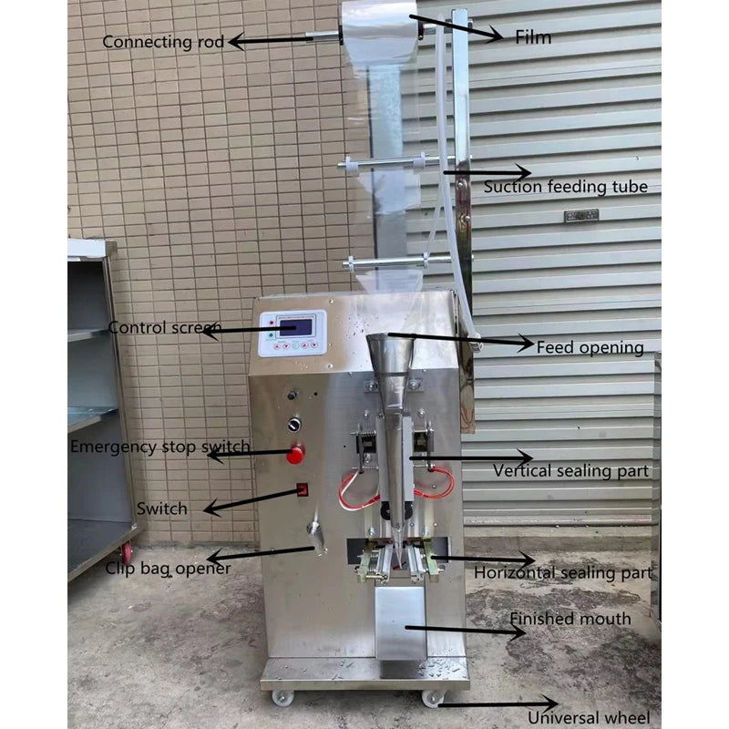 Including Tariffs Electric Liquid Packaging Machine With Adjustable Capacity And Self Priming Liquid Packing Machine
