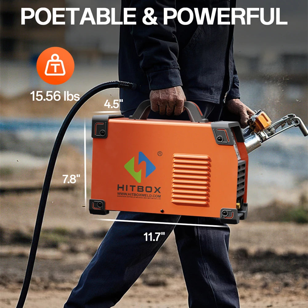 HITBOX HBT250P AC/DC Aluminium Tig Welding Machine IGBT Inverter 2T/4T HF TIG/MMA ARC Stick Argon Precise Digital Pulse Welder